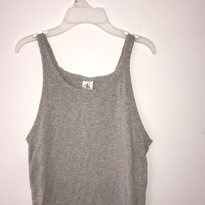 CALVIN KLEN grey tank